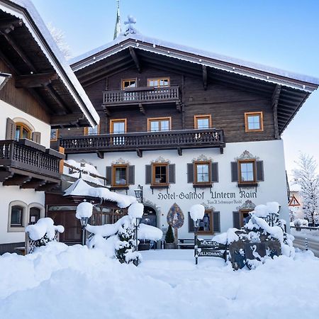 Alpen Glueck Hotel Unterm Rain Garni Kirchberg in Tirol Exteriér fotografie