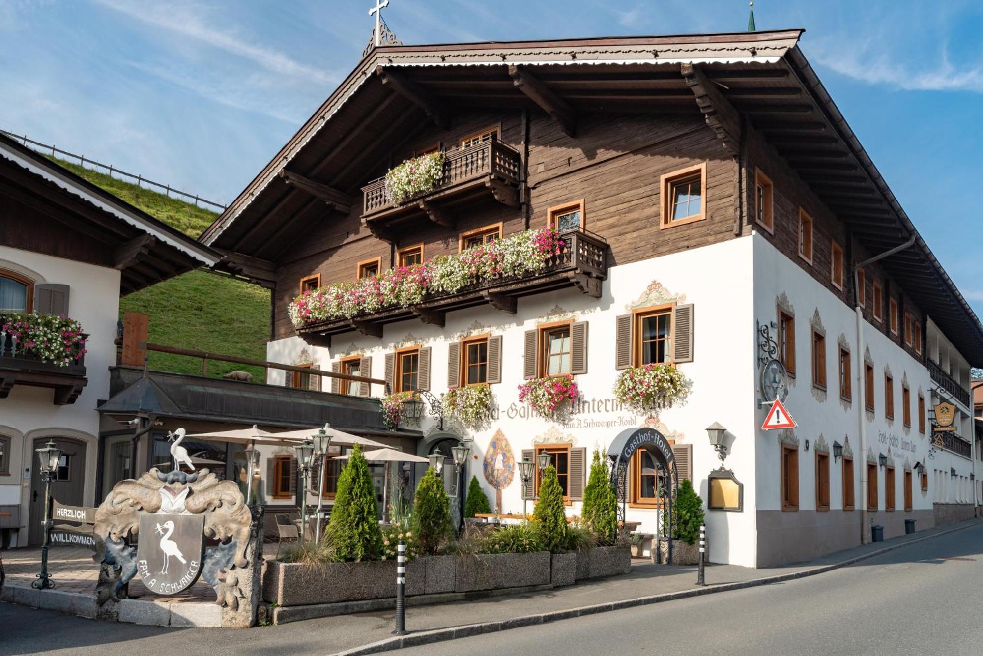 Alpen Glueck Hotel Unterm Rain Garni Kirchberg in Tirol Exteriér fotografie